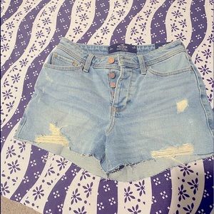 Hollister high-rise mom shorts 3 inch size 1